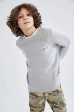 DEFACTO Boy Regular Fit Crew Neck Pullover