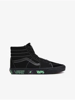 Black Men's Ankle Leather Sneakers VANS - Men's