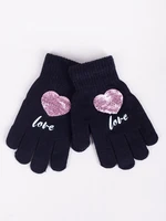 Yoclub Kids's Gloves RED-0099G-AA50-009