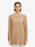 Beige Women's Loose Basic Sweater Tom Tailor - Women