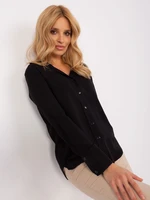 Black Classic Viscose Shirt