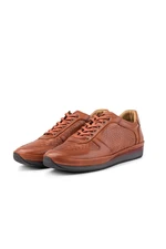 Ducavelli Muster Genuine Leather Men's Casual Shoes, Sheepskin Inner Shoes, Winter Shearling Shoes.