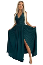 Long dress with lace neckline Numoco