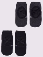 Yoclub Woman's Yoga Socks With ABS 2-Pak SKS-0015U-000A-001