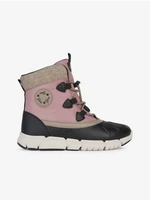 Pink Girls' Ankle Snow Boots Geox Flexyper - Girls