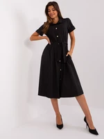 Black shirt dress by ZULUNA