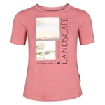 Women's cotton T-shirt ALPINE PRO GORENA dusty rose variant pa