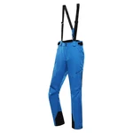 Men's ski pants with ptx membrane ALPINE PRO OSAG electric blue lemonade