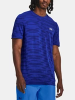 Under Armour T-Shirt UA Seamless Ripple SS-BLU - Men