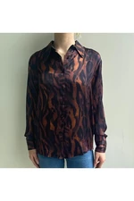 Koton Patterned Satin Shirt