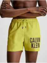 Žluté pánské plavky Calvin Klein Underwear Intense Power-Medium Dra - Pánské