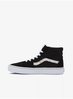 Černé holčičí kotníkové tenisky VANS JN SK8-Hi - Holky