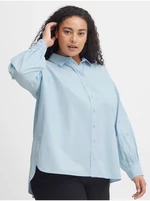 Light blue women's shirt Fransa