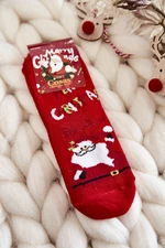 Children's Christmas socks Saint Nicholas Cosas red-green