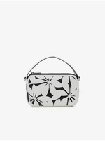 Black and white women's floral handbag Desigual Onyx Narbonne Mini - Women