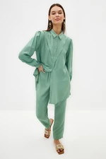 Trendyol Green Shirt-Pants Woven Suit