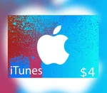 iTunes $4 US Card