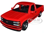 1993 Chevrolet 454 SS Pickup Truck Red 1/24 Diecast Model Car by Maisto