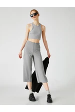 Koton Wide Leg Pants with Elastic Waist