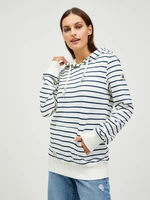 Ragwear Berit Stripes Mikina Bílá