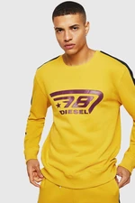 Diesel Mikina - UMLTWILLY SWEATSHIRT žltá