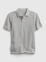 Grey Boys' Children's Polo Shirt Organic Catton GAP