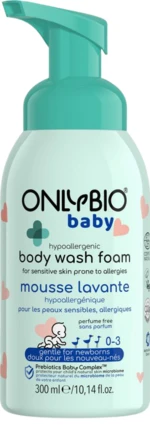 ONLYBIO Hypoalergenní mycí pěna pro miminka 300 ml