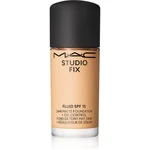 MAC Cosmetics Mini Studio Fix Fluid SPF 15 24HR Matte Foundation + Oil Control zmatňujúci make-up SPF 15 odtieň NC15 15 ml