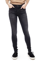 Tommy Jeans Rifle - MID RISE SKINNY NORA WSTBK sivé