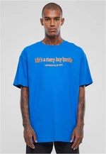 Men's T-shirt Hustle Oversize Cobalt Blue
