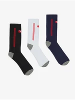 Sada tří párů ponožek v modré, bílé a černé barvě Diesel - Pánské