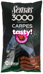 Sensas krmení carp tasty 3000 1 kg - strawberry