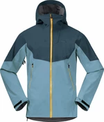 Bergans Senja Hybrid Softshell Jacket Smoke Blue/Orion Blue/Light Golden Yellow XL Chaqueta de esquí