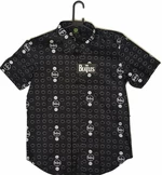 The Beatles Tricou polo Drum and Apples Black L