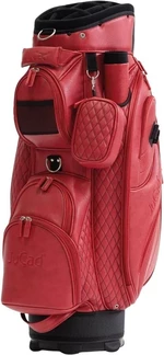 Jucad Style Red/Leather Optic Golfbag