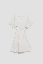 WOMEN'S DRESS L-SU-4053 WHITE