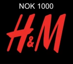 H&M 1000 NOK Gift Card NO