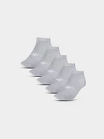 Dievčenské casual ponožky pred členok (5-pack) - šedé