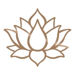 Dekoracja ścienna w kolorze złota Wallity Lotus