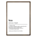 Plakat 50x70 cm Tea – Wallity