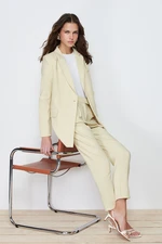 Trendyol Khaki Blazer Jacket-Pants Woven Two Piece Set