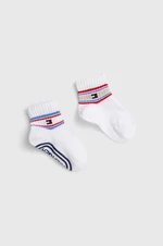 Dětské ponožky Tommy Hilfiger 2-pack bílá barva