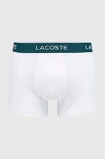 Boxerky Lacoste (3-pak) pánské, bílá barva, 5H3389-NUA