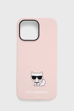 Obal na telefon Karl Lagerfeld Iphone 14 Pro Max 6,7" růžová barva
