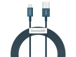 Datový kabel Baseus Superior Series Fast Charging Data Cable USB to iP 2.4A 2m, modrá