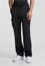 Sweatpants Heavy Straight Leg Cargo Black