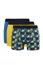 DEFACTO Men's Patterned 3-Pack Boxer