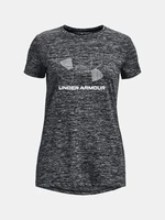 Under Armour T-Shirt UA Tech BL Twist SS-BLK - girls