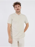 Beige men's polo shirt LERROS - Men