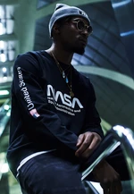 NASA U.S. Crewneck Black